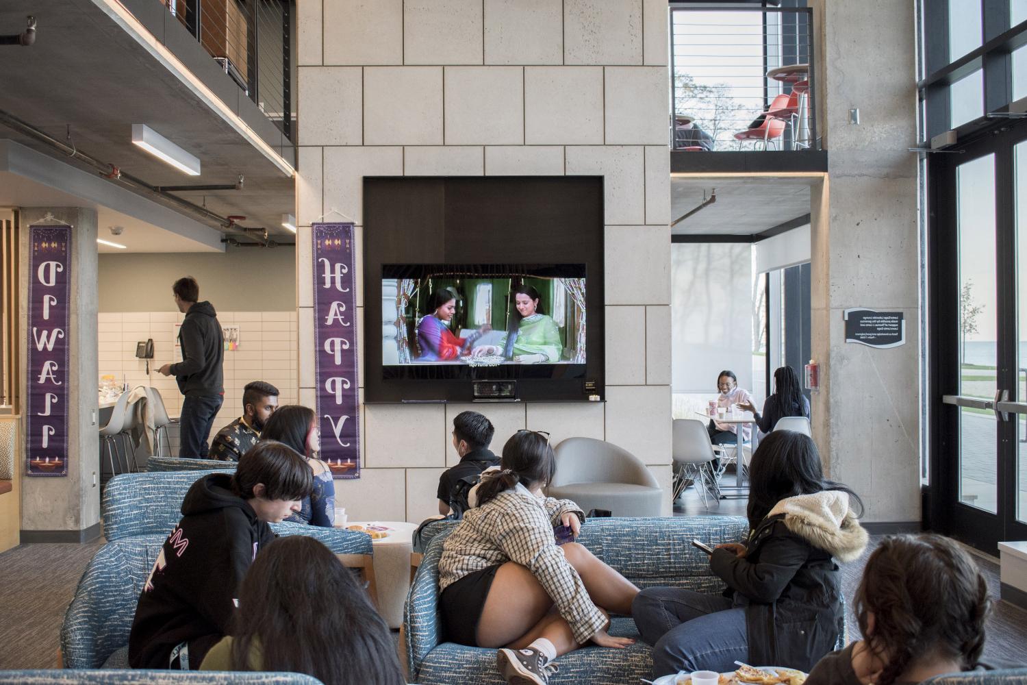 The 2021 Diwali celebration was held in The Tower Residence Hall.